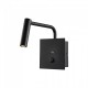 Veioza LED 3W pentru hotel cu intrerupator si port USB