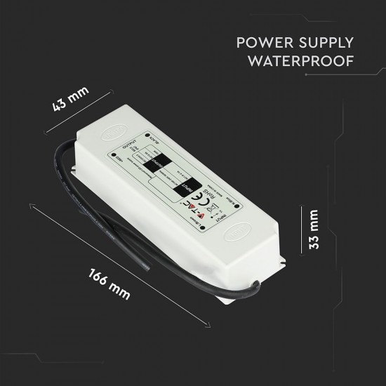 Sursa de alimentare transformator de exterior pentru banda LED 60W 12V IP67