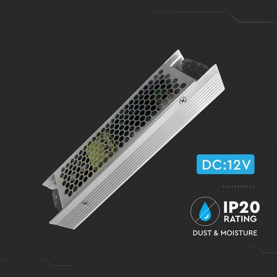 Sursa Metal Slim pentru banda LED 120W 12V 10A