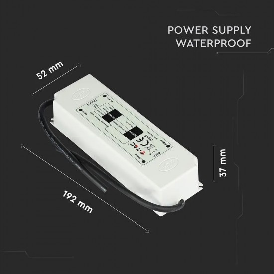 Sursa de alimentare transformator de exterior pentru banda LED 100W 12V IP67