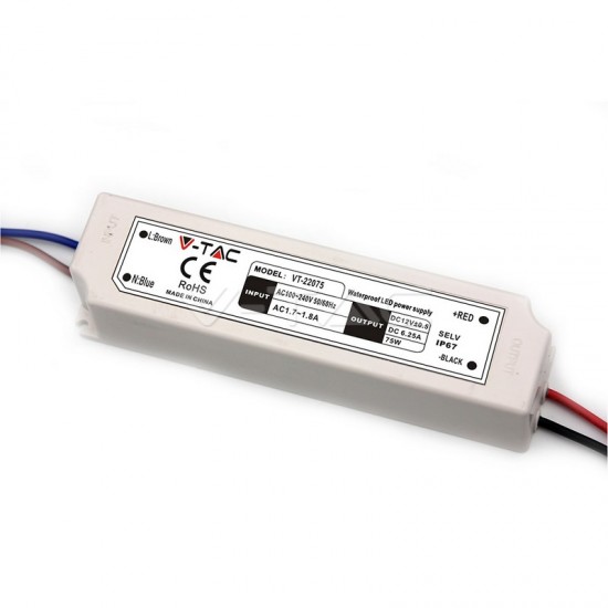 Sursa de alimentare transformator de exterior pentru banda LED 30W 12V IP67