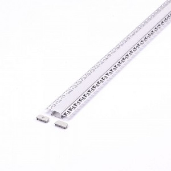 Set Profile de Aluminu din Gips Late cu aspect laptos 2000mm