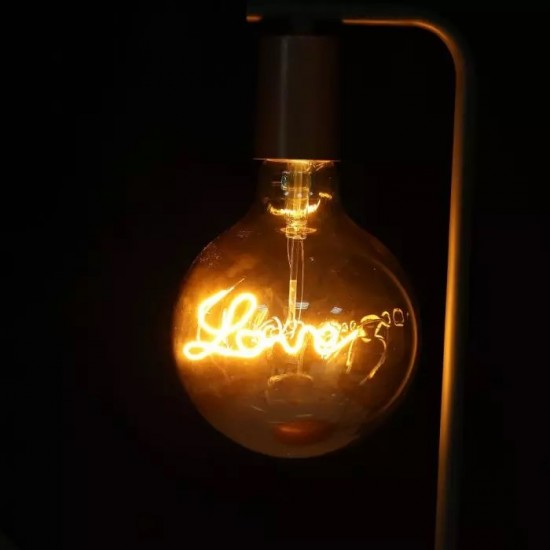 Lampa de birou designer bronz cu soclu E27 si intrerupator