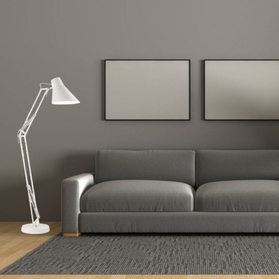 Lampadar SALLY cu dulie E27 1600mm finisaj alb IP20