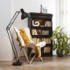 Lampadar WALLY cu dulie E27 1600mm finisaj alb IP20