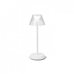 Veioza LED de exterior LOLITA 2.8W dimabila cu touch cablu USB si adaptor finisaj alb lumina calda IP54