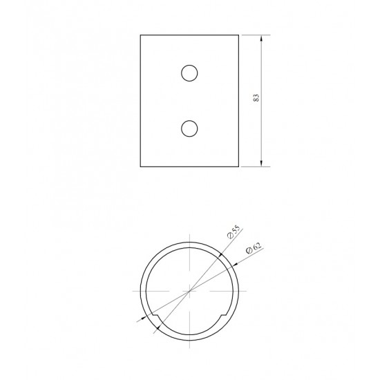 Reductie pentru Lampi Stradale 42-60mm LEDVANCE corp gri