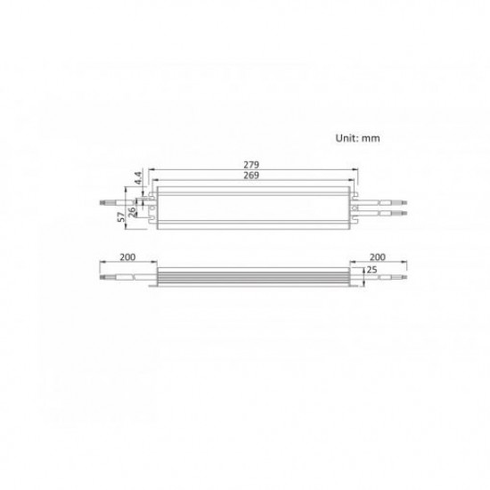 Sursa de alimentare pentru banda LED de exterior 150W 12V IP67