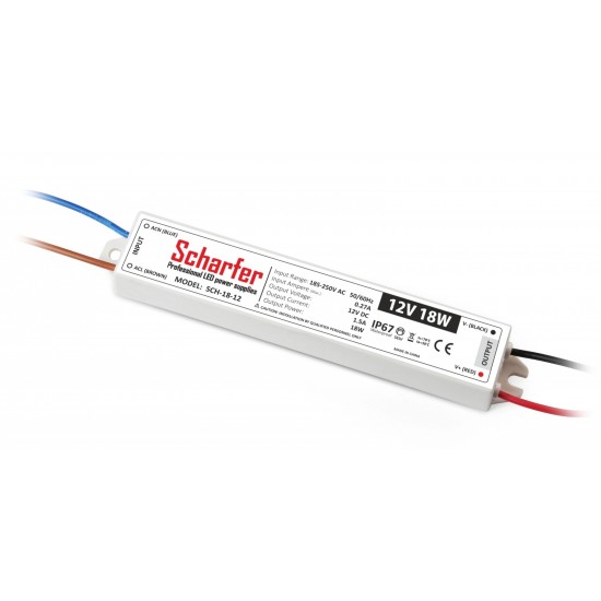 Sursa de alimentare pentru banda LED de exterior 18W 12V IP67