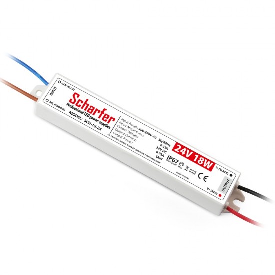 Sursa de alimentare pentru banda LED de exterior 18W 24V IP67