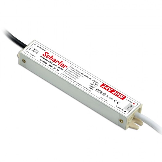 Sursa de alimentare pentru banda LED de exterior 20W 24V IP67