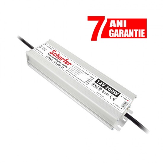 Sursa de alimentare pentru banda LED de exterior 200W 12V IP67