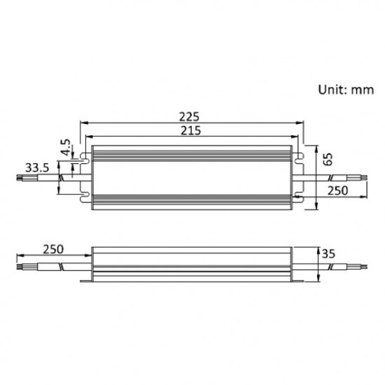 Sursa de alimentare pentru banda LED de exterior 200W 12V IP67