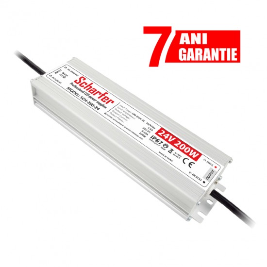 Sursa de alimentare pentru banda LED de exterior 200W 24V IP67