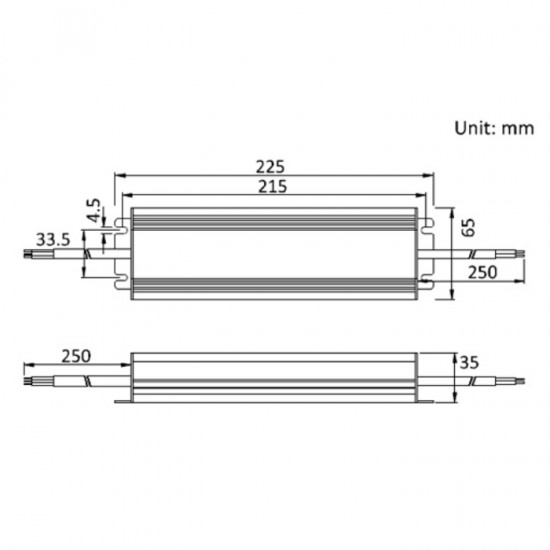 Sursa de alimentare pentru banda LED de exterior 200W 24V IP67