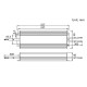 Sursa de alimentare pentru banda LED de exterior 300W 12V IP67