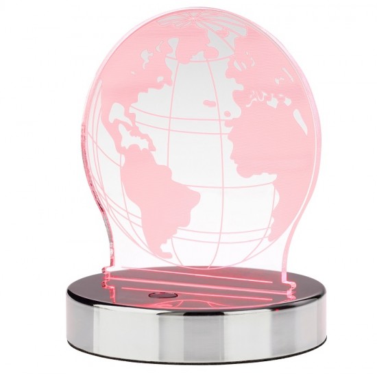 Veioza LED pentru copii PLAYLIGHT 3.5W RGB+3000K glob pamantesc