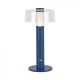 Veioza LED 1W dimabila cu touch si baterie reincarcabila cablu port USB corp violet 300mm lumina calda IP20