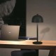 Veioza LED 3W 300mm dimabila cu touch si baterie reincarcabila cablu port USB 3in1 corp negru IP20