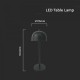 Veioza LED 3W 300mm dimabila cu touch si baterie reincarcabila cablu port USB 3in1 corp negru IP20