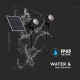 Set 2 buc tarusi LED de gradina 2x1.2W cu panou solar corp negru lumina calda IP65 cablu 4m