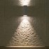 Aplica de perete cu dulie 2xGU10 rotunda iluminare sus jos alba IP54