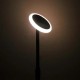 Stalpisor LED solar de gradina 8W cu senzor de lumina orientabil inaltime ajustabila corp alb negru IP65