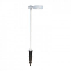 Stalpisor LED de gradina 6W cu pichet 1025mm corp aluminiu alb IP65