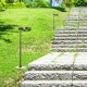 Stalpisor LED de gradina 6W cu pichet 1025mm corp aluminiu negru IP65