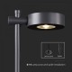 Stalpisor LED de gradina 6W cu pichet 1025mm corp aluminiu negru IP65