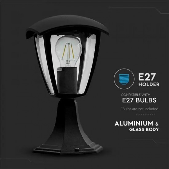Lampa de Gradina 300mm Corp Negru