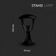 Lampa de Gradina 300mm Corp Negru