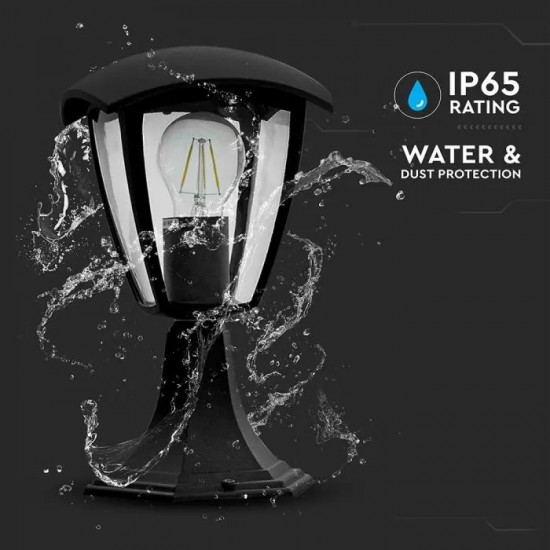 Lampa de Gradina 300mm Corp Negru