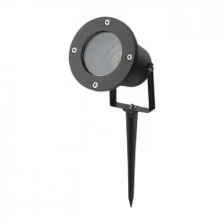 Tarus de gradina cu soclu GU10 aluminiu corp negru IP65