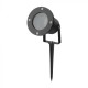 Tarus de gradina cu soclu GU10 aluminiu corp negru IP65