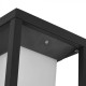 Lampadar solar LED cu cip SAMSUNG 2W cu senzor Corp Gri Alb Cald
