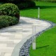 Aplica LED 10W de gradina Corp Alb 80 cm inaltime lumina calda