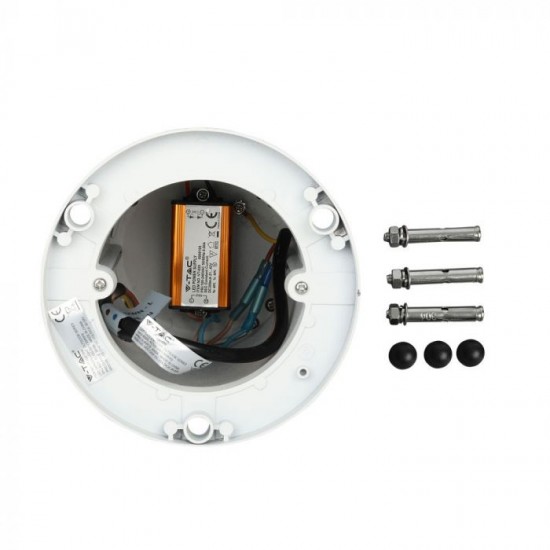 Aplica LED 10W de gradina Corp Alb 80 cm inaltime lumina calda