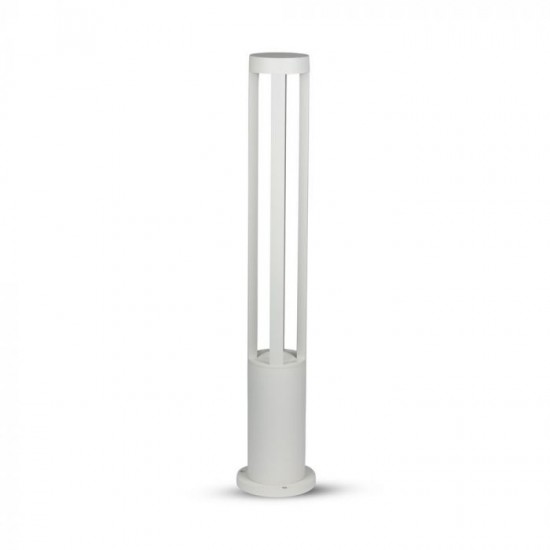 Aplica LED 10W de gradina Corp Alb 80 cm inaltime lumina calda