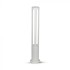 Aplica LED 10W de gradina Corp Alb 80 cm inaltime lumina calda