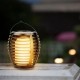 Lampa LED solara flacara de gradina 0.45W neagra cu pichet lumina calda montaj universal IP44 - tarus solar V-TAC