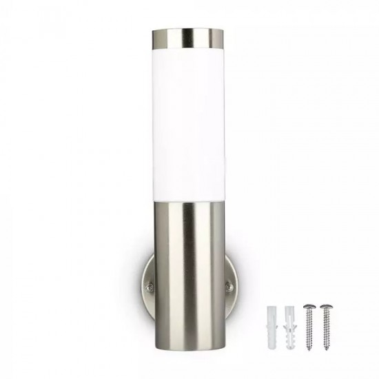 Lampa de perete E27 otel inoxidabil verticala