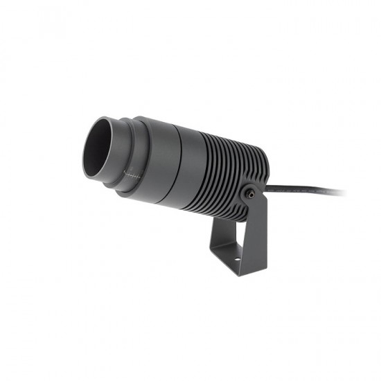 Proiector LED XDOT de gradina 18W cu tarus aluminiu unghi reglabil 10-40 de grade gri inchis IP67