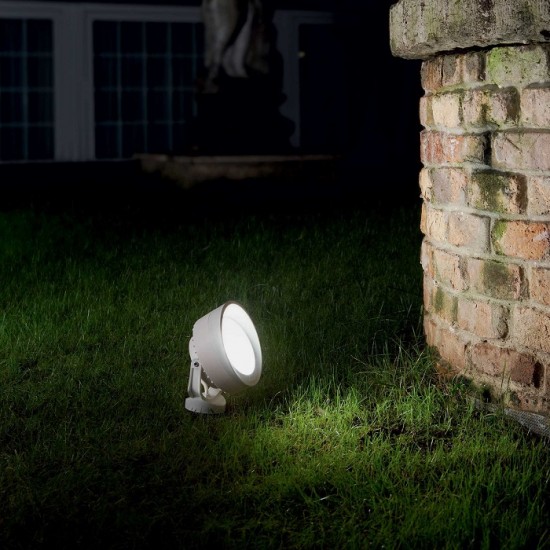 Proiector LED arhitectural reglabil tip tarus LITIO 10W TW IP66 IK10 finisaj gri
