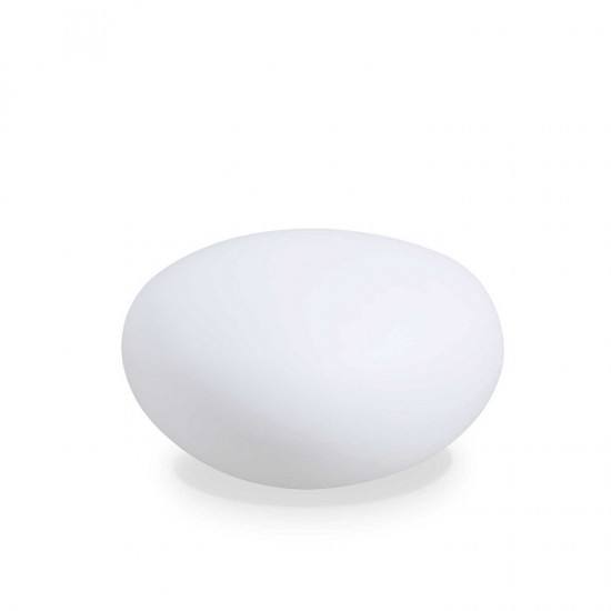 Glob decorativ pentru gradina SASSO 410mm opal cu soclu E27 IP65