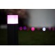 Stalpisor LED de gradina inteligent 10W 50cm Ledvance Smart+ WiFi Cube RGBW dimabil compatibil Alexa si Google Assistant IP44