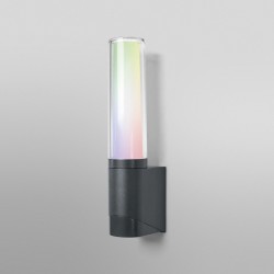 Aplica LED de exterior inteligenta 7.5W Ledvance Smart+ WiFi Flare Wall RGBW dimabila compatibila Alexa si Google Assistant IP44