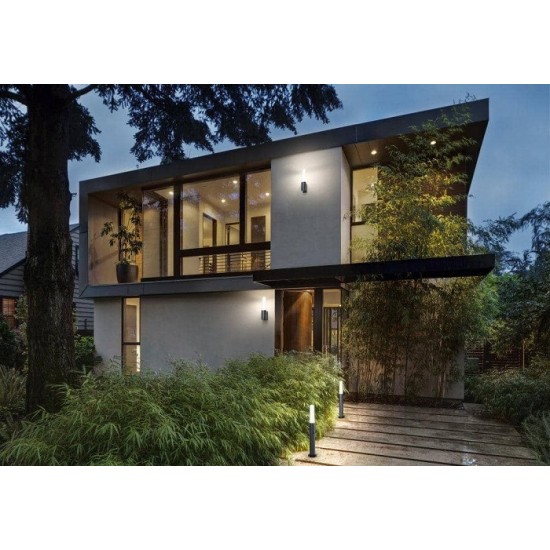 Aplica LED de exterior inteligenta 7.5W Ledvance Smart+ WiFi Flare Wall RGBW dimabila compatibila Alexa si Google Assistant IP44