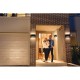 Aplica LED de exterior inteligenta 14W Ledvance Smart+ WiFi Outdoor Brick Wide RGBW dimabila compatibila Alexa si Google Assistant IP44