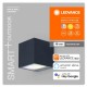 Aplica LED de exterior inteligenta 14W Ledvance Smart+ WiFi Outdoor Brick RGBW dimabila compatibila Alexa si Google Assistant IP44